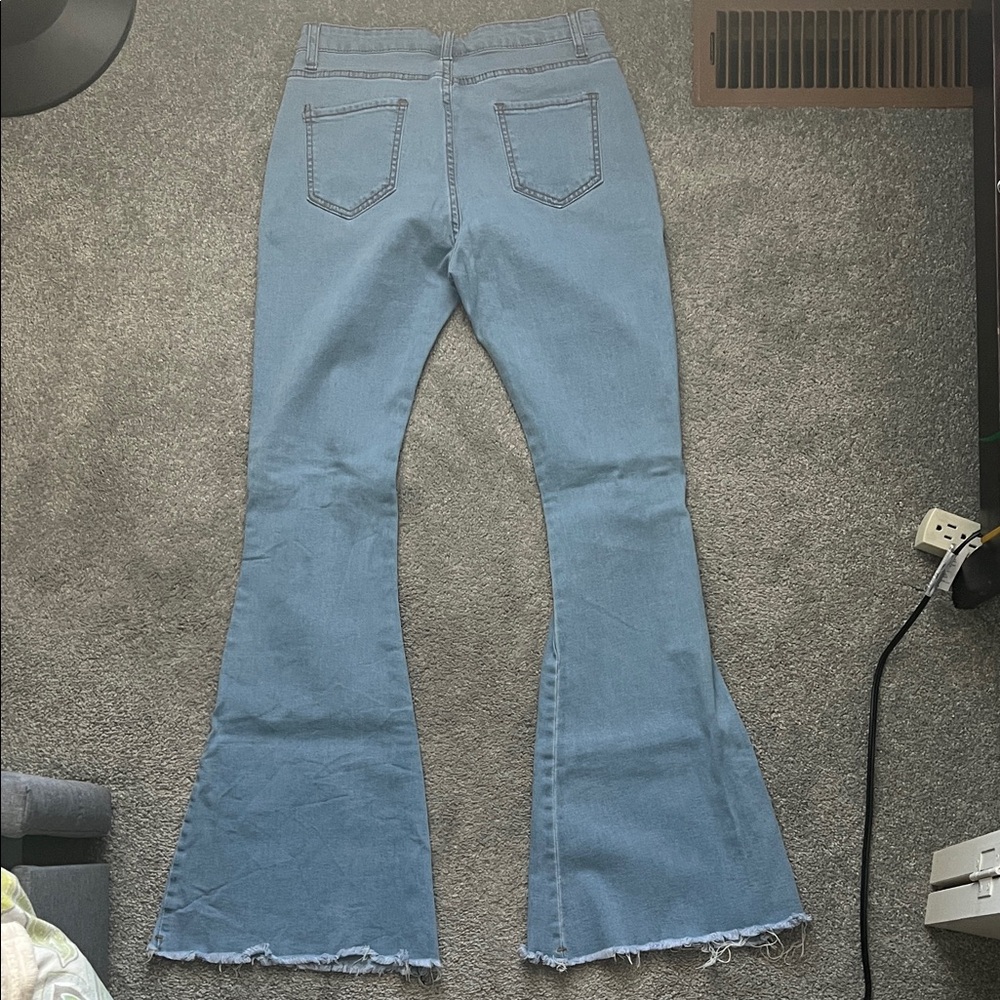 Bell Bottom Ripped Jeans - Picture 4 of 8